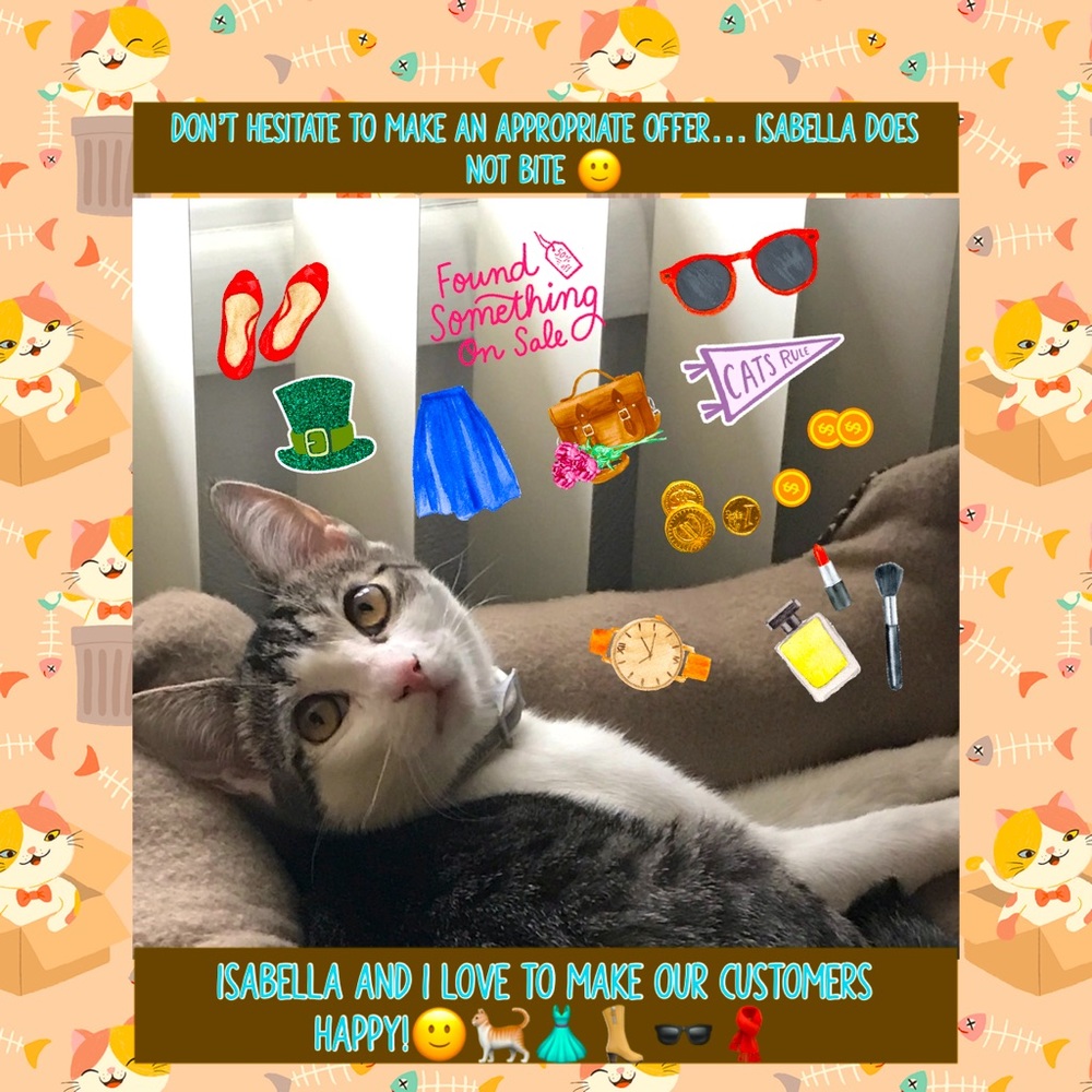 Isabella is not for sale. She helps me promote.